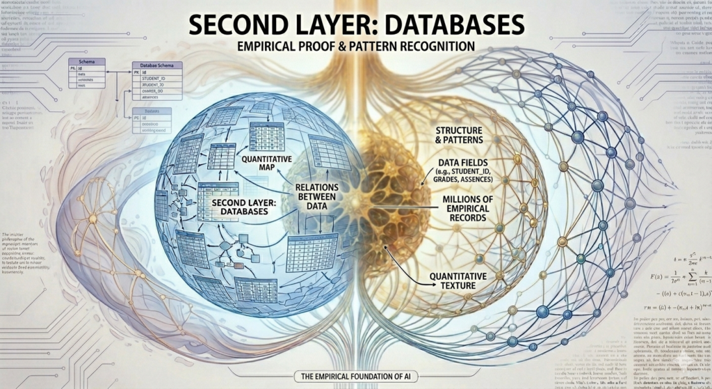 AI is Education: The Organism That Built Itself 2 The second layer of AI training data: databases and the quantified world